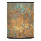 Turquoise And Copper Lamp Shade (Front)