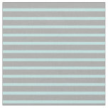 [ Thumbnail: Turquoise and Dark Gray Colored Stripes Fabric ]