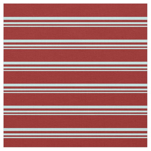 Turquoise and Dark Red Stripes/Lines Pattern Fabric