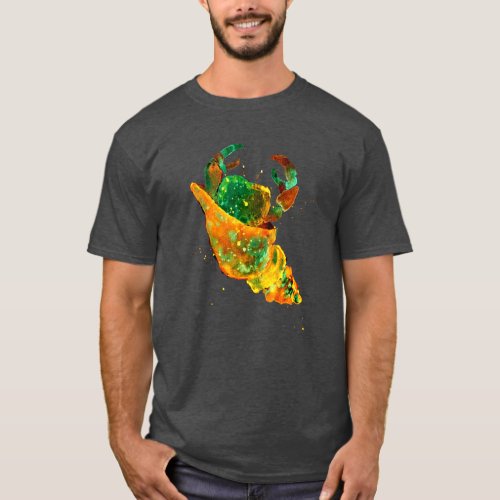 Turquoise and Golden Hermit Crab T_Shirt