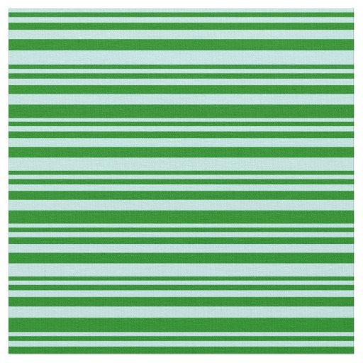 Turquoise and Green Stripes Fabric