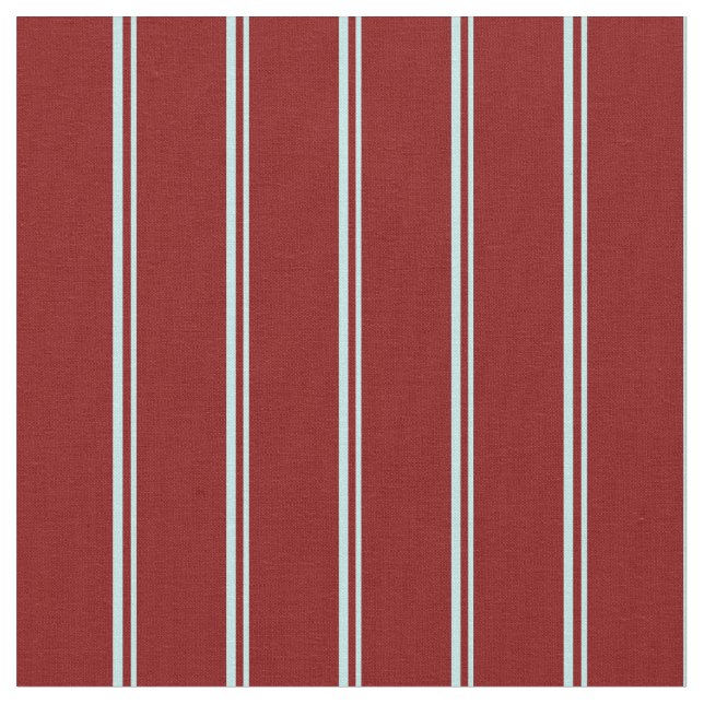 Turquoise and Maroon Stripes/Lines Pattern Fabric (Close Up)