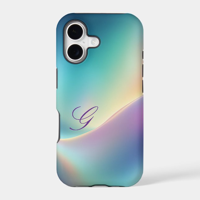 Turquoise and Pastels Melange  Case-Mate iPhone Case (Back)