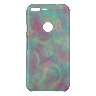 Turquoise and pink marble uncommon google pixel XL case