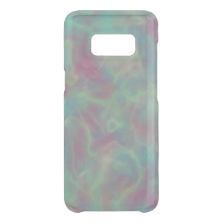 Turquoise and pink marble uncommon samsung galaxy s8 case