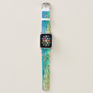 Turquoise and Sand Ocean Reef Apple Watch Band