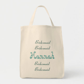 Turquoise and White Bridesmaid Wedding Bag