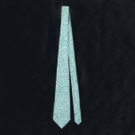 Turquoise and white vintage paisley pattern neck tie<br><div class="desc">Turquoise and white vintage paisley pattern.</div>