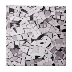 Turquoise aquamarine tumbled mosaic ceramic tile