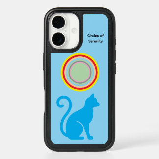Turquoise Art Minimalist Cat OtterBox Case