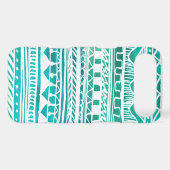 Turquoise Aztec Pattern Case-Mate iPhone Case (Back (Horizontal))