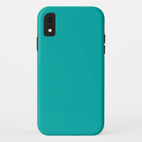 Turquoise Background Ready to iPhone XR Case