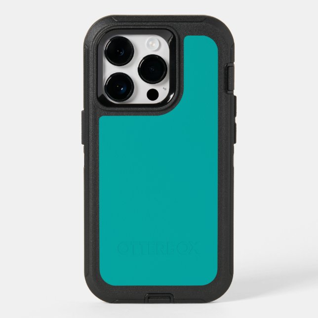 Turquoise Background to if you wish Otterbox iPhone Case (Back)
