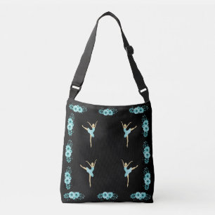 Turquoise Ballerina Crossbody Bag
