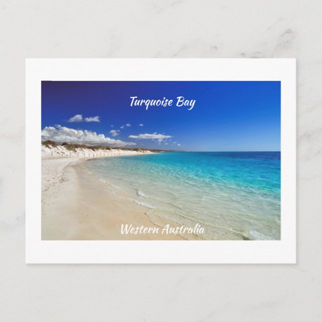 Turquoise Bay, Western Australia Postcard (Front)