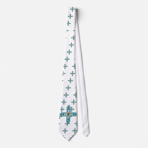 Turquoise Bear Paw Native American Tie