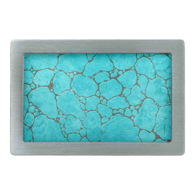 turquoise belt buckle (Front)