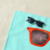 Turquoise Bikini Sunglasses Future Mrs Beach Towel (In Situ)