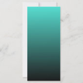 Turquoise Black Ombre (Back)