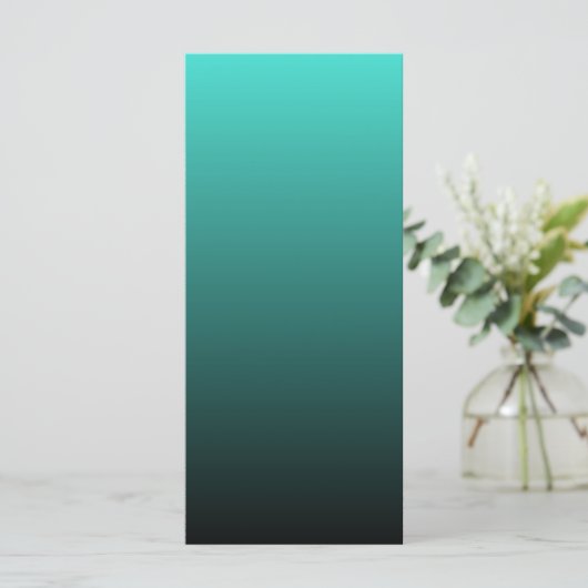 Turquoise Black Ombre (Standing Front)