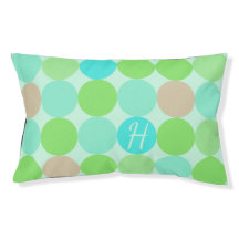 Turquoise Blue, Apple Green & Light Coral Circles