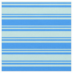 Turquoise & Blue Colored Pattern of Stripes Fabric