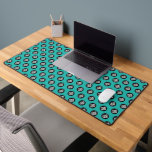 Turquoise Blue Custom Business Logo Pattern Desk Mat<br><div class="desc">Create your own Turqupise Blue Business Logo Pattern Desk Mat adding your company logo, photo or any image. Enhance your company workspace using this stylish, modern and professional desk mat template. A basic and clear design customizable in any color for an elegant, clean and modern look, that perfectly match with...</div>
