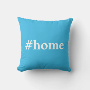 Turquoise Blue #home Throw Pillow