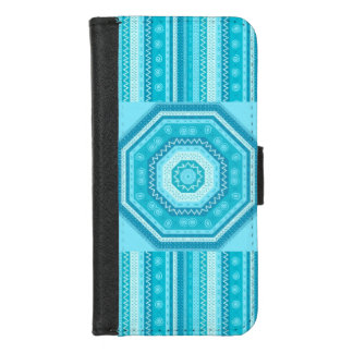 Turquoise Blue iPhone 8/7 Wallet Case