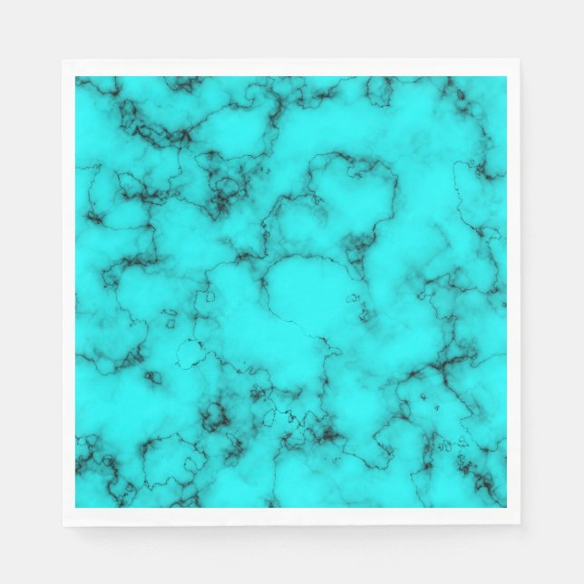 Turquoise blue jewel stone - Southern Texas Napkins (Front)