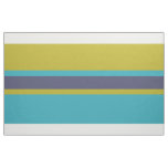 Turquoise, Blue &amp; Lime Stripes custom fabric