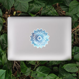 Turquoise Blue Mandala Sticker
