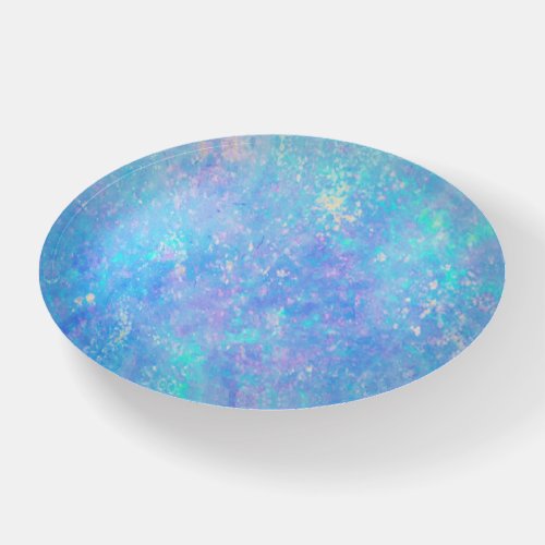 turquoise blue opal gemstone texture paperweight