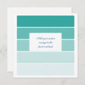 Turquoise Blue Paint Chip (Front/Back)