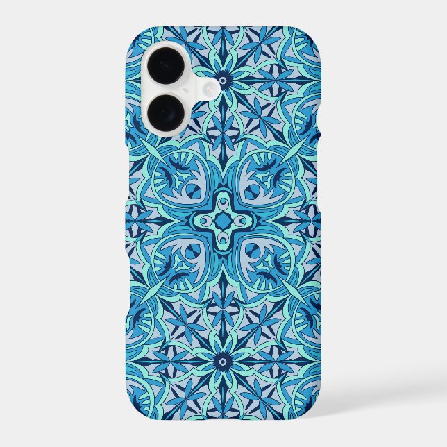Turquoise Blue Phone Case (Back)