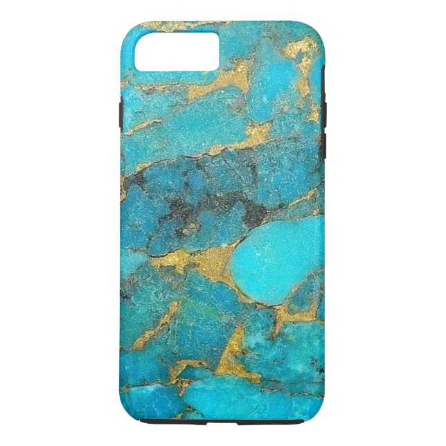 "Turquoise Blue Phone Case" Case-Mate iPhone Case (Back)