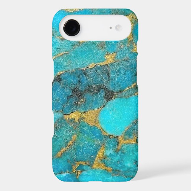"Turquoise Blue Phone Case" Case-Mate iPhone Case (Back)