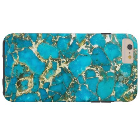 "turquoise Blue Phone Case" Tough Iphone 6 Plus Case