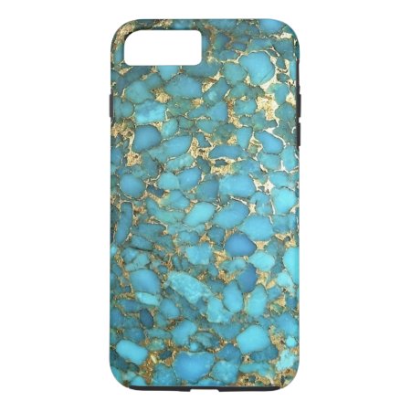 "turquoise Blue Phone Case" Iphone 8 Plus/7 Plus Case