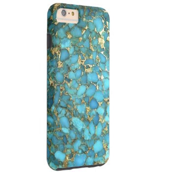 "turquoise Blue Phone Case" Tough Iphone 6 Plus Case by wordzwordzwordz at Zazzle