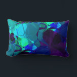 Turquoise Blue & Purple Modern Abstract Pattern Lumbar Pillow<br><div class="desc">Modern lumbar pillow features an elegant artistic abstract color block pattern in a turquoise, blue and purple with teal, green and cobalt blue accents. An artistic design in a trendy color palette, this artsy abstract accent pillow is bound to add a splash of color to any modern room's decor. Designed...</div>