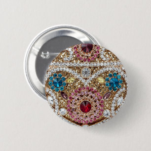 turquoise blue silver gold burgundy pink bohemian button
