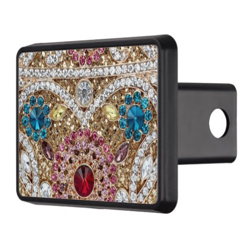 turquoise blue silver gold burgundy pink bohemian hitch cover