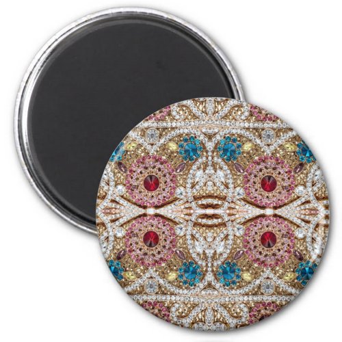 turquoise blue silver gold burgundy pink bohemian magnet