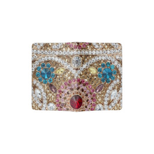 turquoise blue silver gold burgundy pink bohemian passport holder
