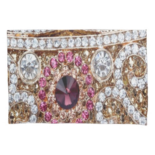 turquoise blue silver gold burgundy pink bohemian pillow case