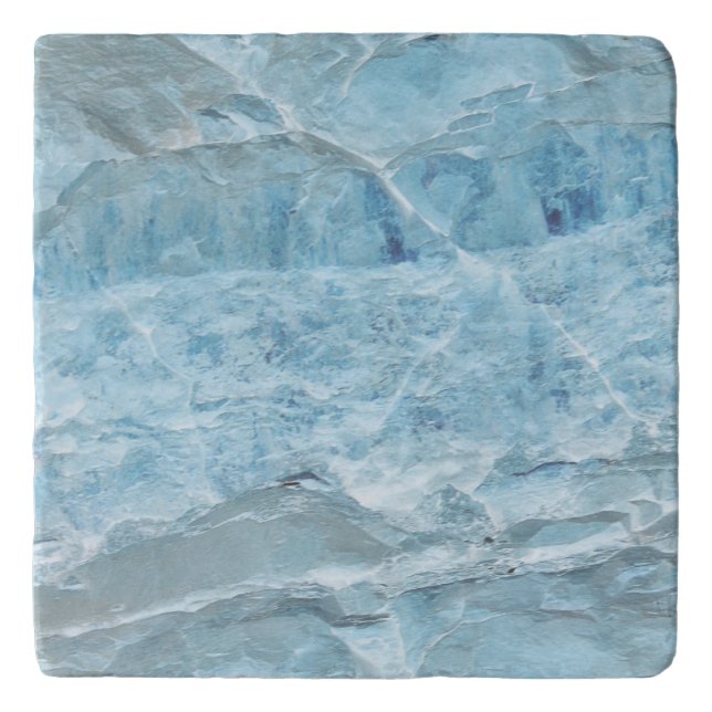 Turquoise Blue Stone Marble Trivet (Front)