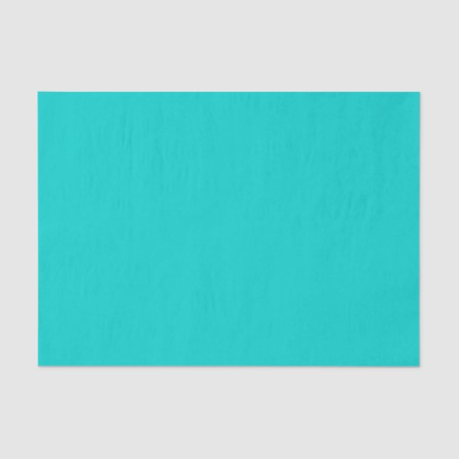 Turquoise Blue Tissue Paper (Front)