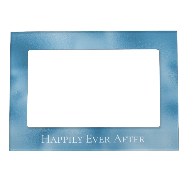 Turquoise Blue Wedding   Magnetic Frame (Front)