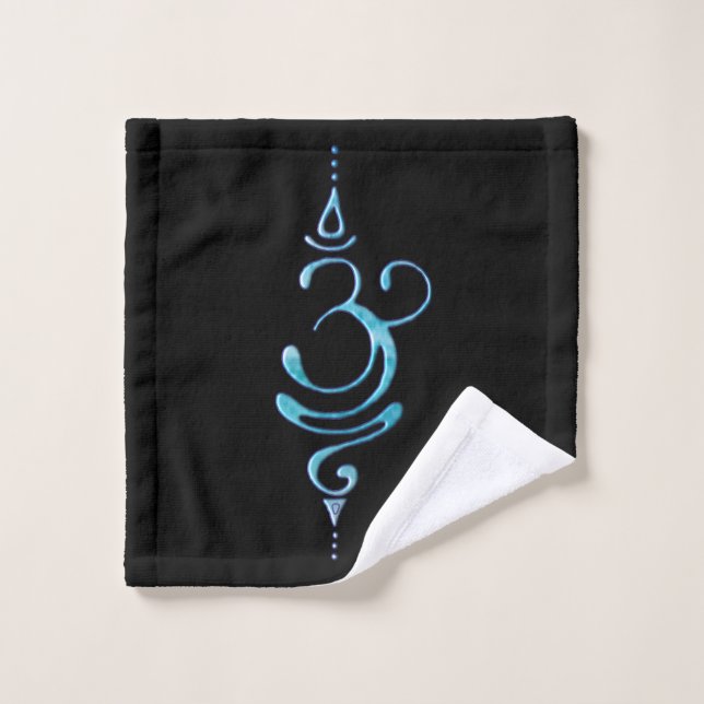 Turquoise Breathe  Wash Cloth (Wash Cloth)